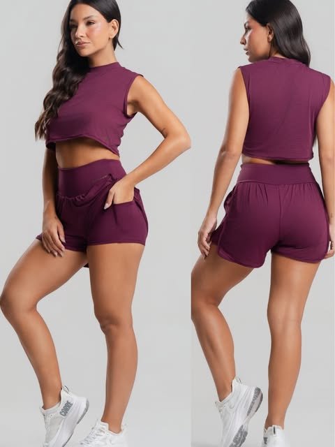 Conjunto fitness feminino Essencial